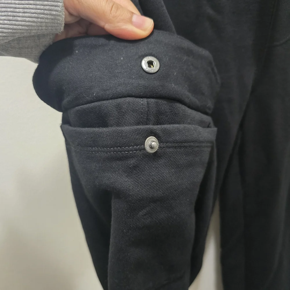 NWOT 2 Old Navy Men's Black Cargo Jogger Pants